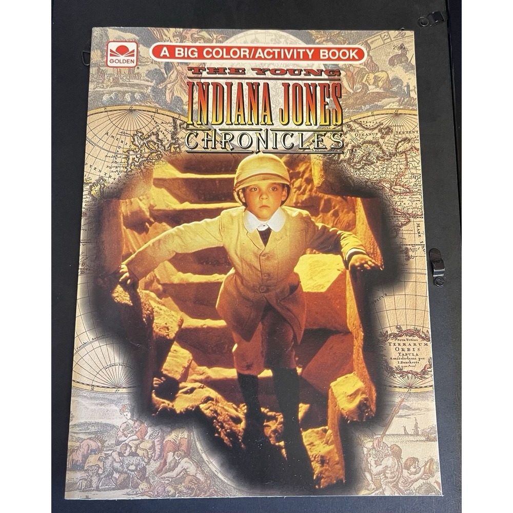 1992 The Young Indiana Jones Chronicles Color Activity Book Unused